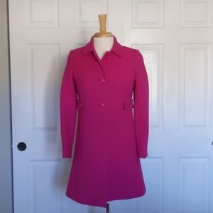 J.Crew Classic Petite Pea Coat Pink